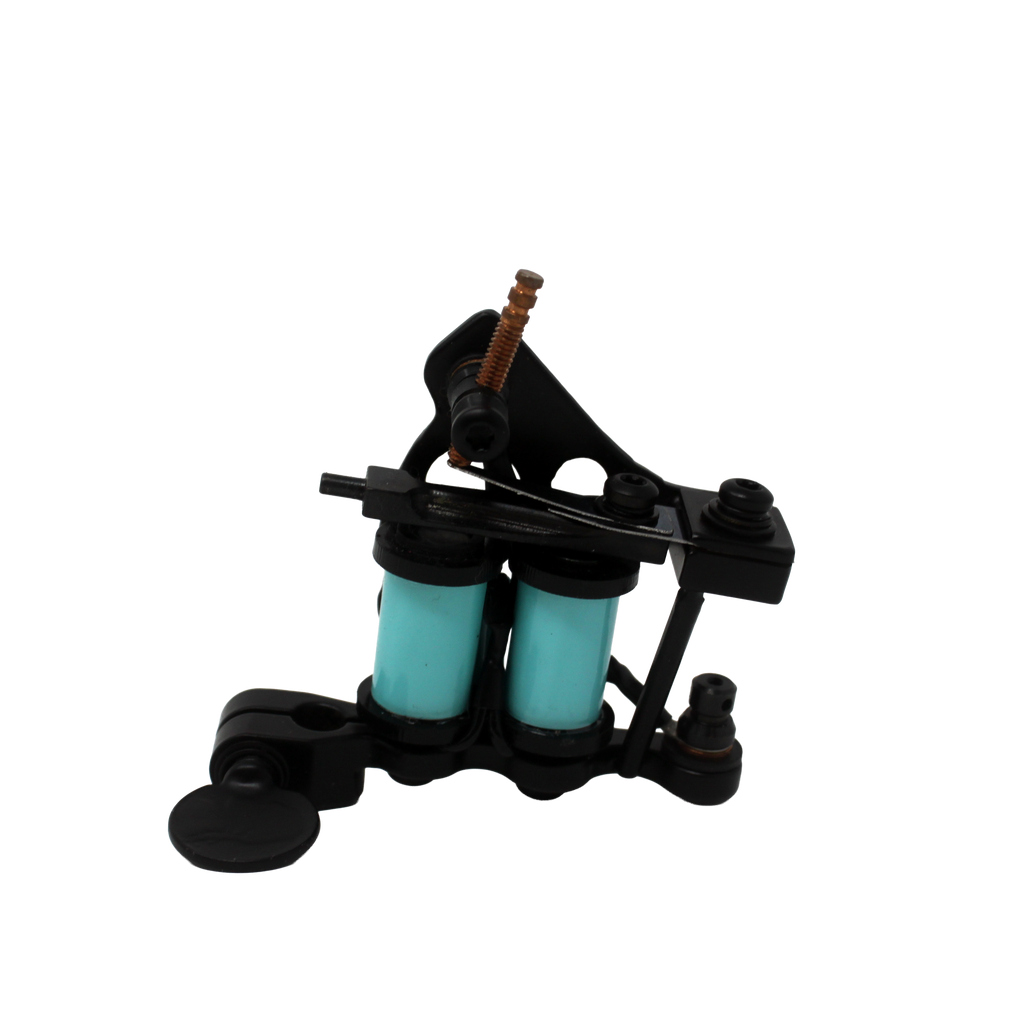 Tattoo machine on a white background