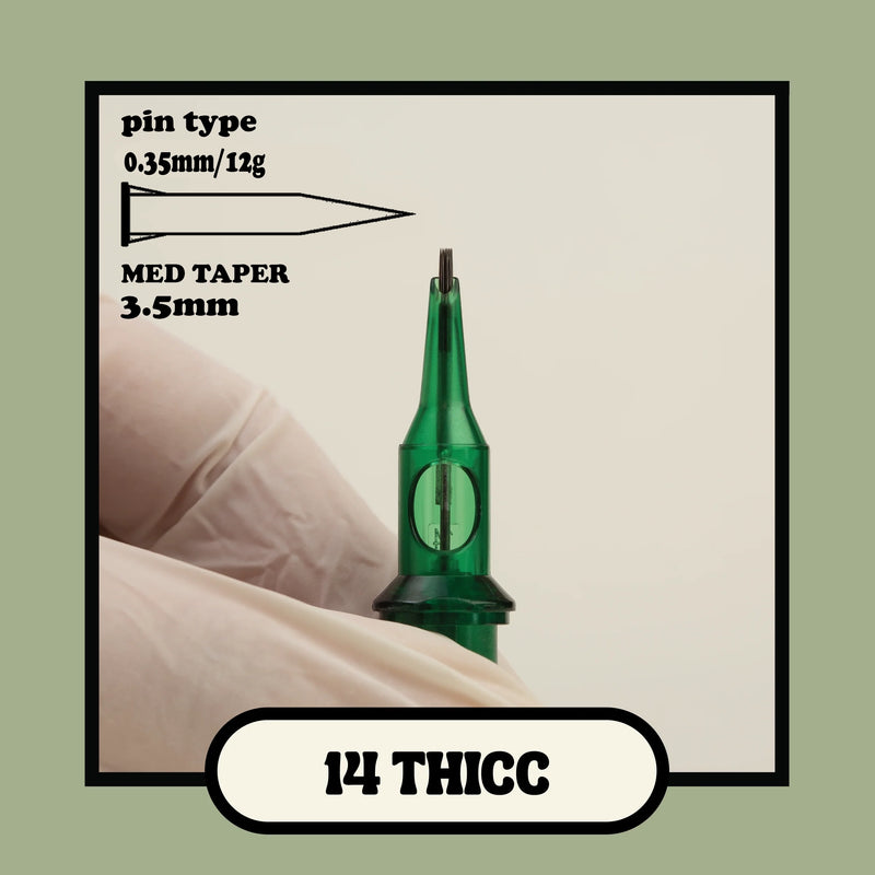 CREAM GREEN CARTRIDGES – Cream Tattoo Supply