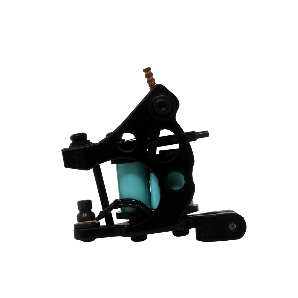 Tattoo machine on a white background