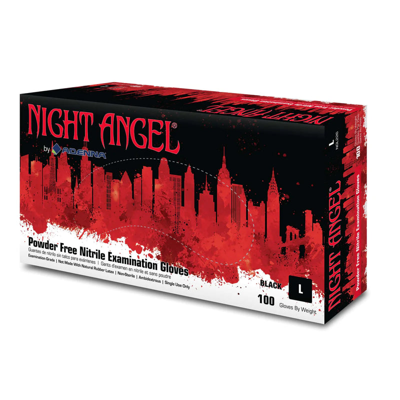 Night Angel Nitrile Gloves - Singles