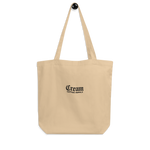 CREAM Eco Tote Bag EMBROIDER