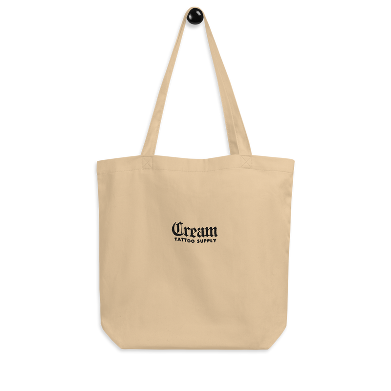 CREAM Eco Tote Bag EMBROIDER