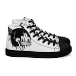Classic Cream Cat Hightop Shoes by Dane Smith